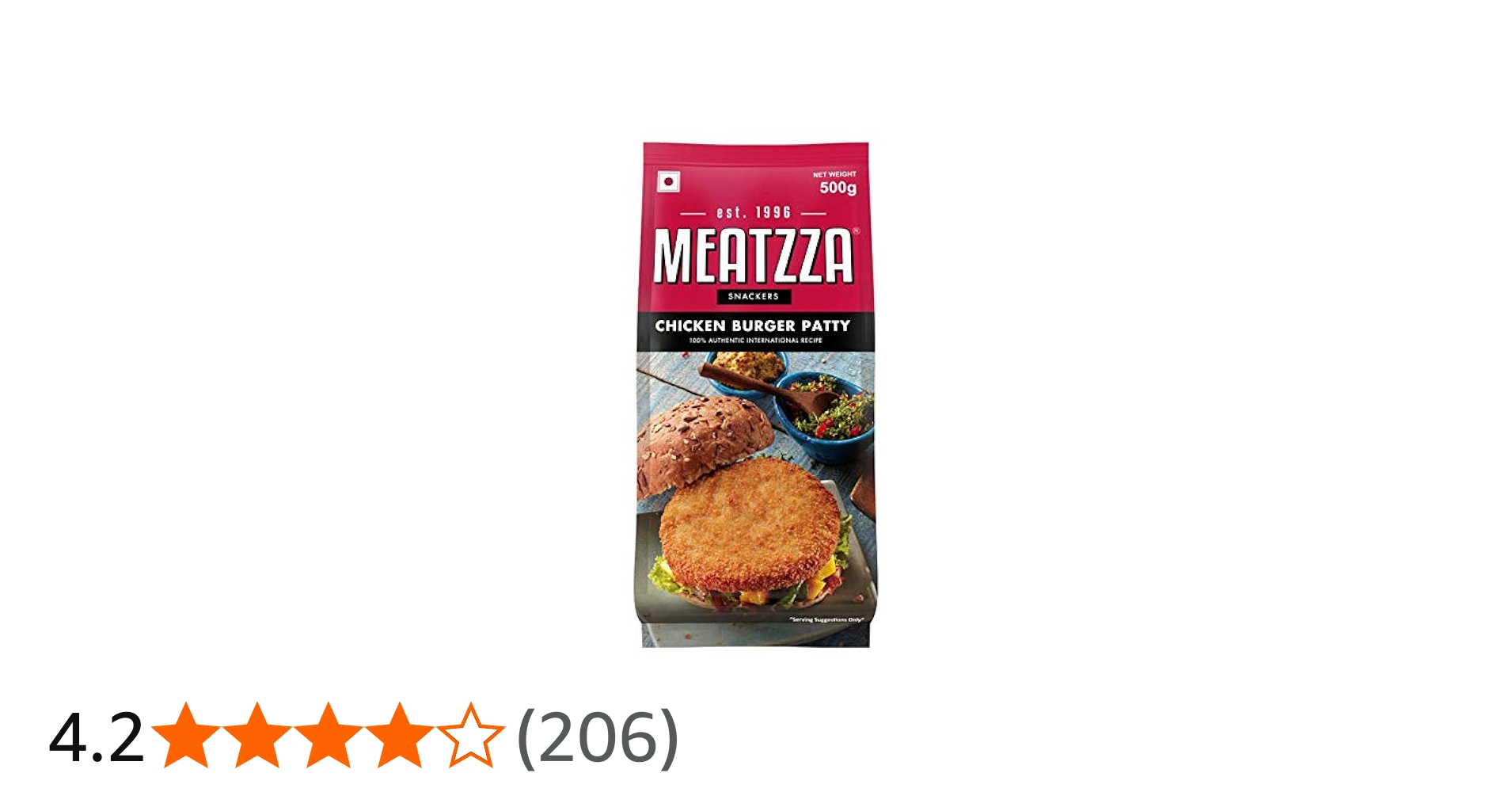 MEATZZA CHICKEN BURGER PATTY (500g)